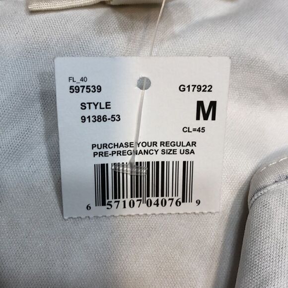 NWT Maternity Jessica Simpson Navy & White Dress M - Picture 7 of 7